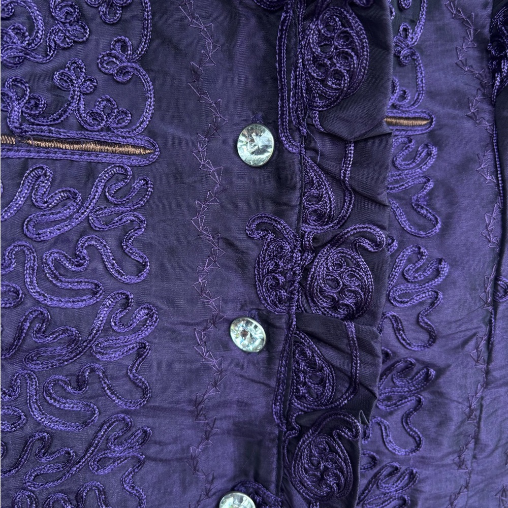 Agora Deep Purple Women's Blouse - Picture 4 of 4